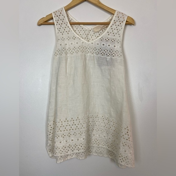 NWT Reistor The Beach Shack Shirt 100% Hemp Eyelet Summer Tank Top - Picture 6 of 16